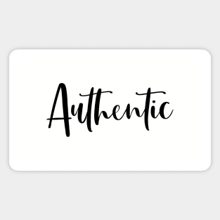 Authentic design in hand lettering Magnet